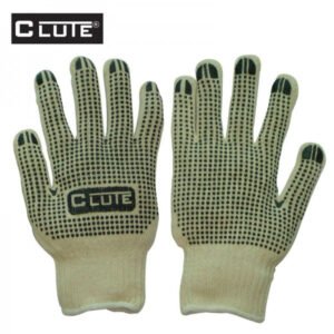 GUANTE DE HILO C/PTOS DE PVC PALMA Y DORSO CLUTE