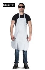 MANDIL DE CUERO CROMO