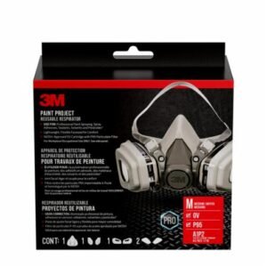 3M™ Respirador Doble Vía para pintura OV/P95, 6211P1-DC,Mediano,1 Unidad, 4/Caja