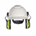 Orejeras 3M™ PELTOR™ X4 X4P3E/37278(AAD), integradas en el casco de seguridad, 10 unidades/empaque