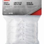 3M® Gafas de Protección para Interiores 90953-BU10-NA, Armazón Transparente/Lentes Transparentes Resistentes Antirasguños, 10 por caja