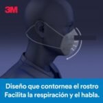 Respirador para PartĂculas 3M™, 9513, 1 Unidad - Imagen 3