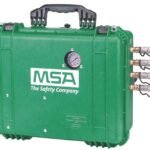 Caja de filtración del sistema de distribución de aire respirable