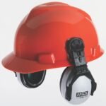 Orejeras EXC montadas en casco