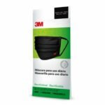 Mascarilla Reutilizable 3M™, Negro, 1/Paquete, 36 Paquetes/Caja