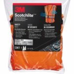 3M ™ Chaleco de Seguridad de Construcción Reflectante con Desgarro de 5 Puntos, Clase 2, Hi-Viz Orange, 94625-80030-PS, 5/Caja