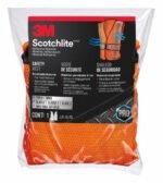 3M ™ Chaleco de Seguridad de Construcción Reflectante con Desgarro de 5 Puntos, Clase 2, Hi-Viz Orange, 94625-80030-PS, 5/Caja