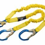 Eslinga Amortiguadora Tubular Con Doble Mosquetón 3M™ DBI-SALA® ShockWave™, 1244409, con conexión al 100 %, Amarillo, 1.8m, 1/Caja