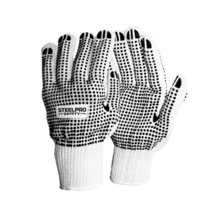 Guante de hilo con puntos de PVC