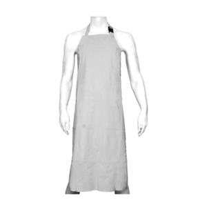 Mandil de pvc blanco