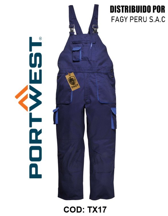 Prenda bicolor Portwest Texo Contrast con forro TX17